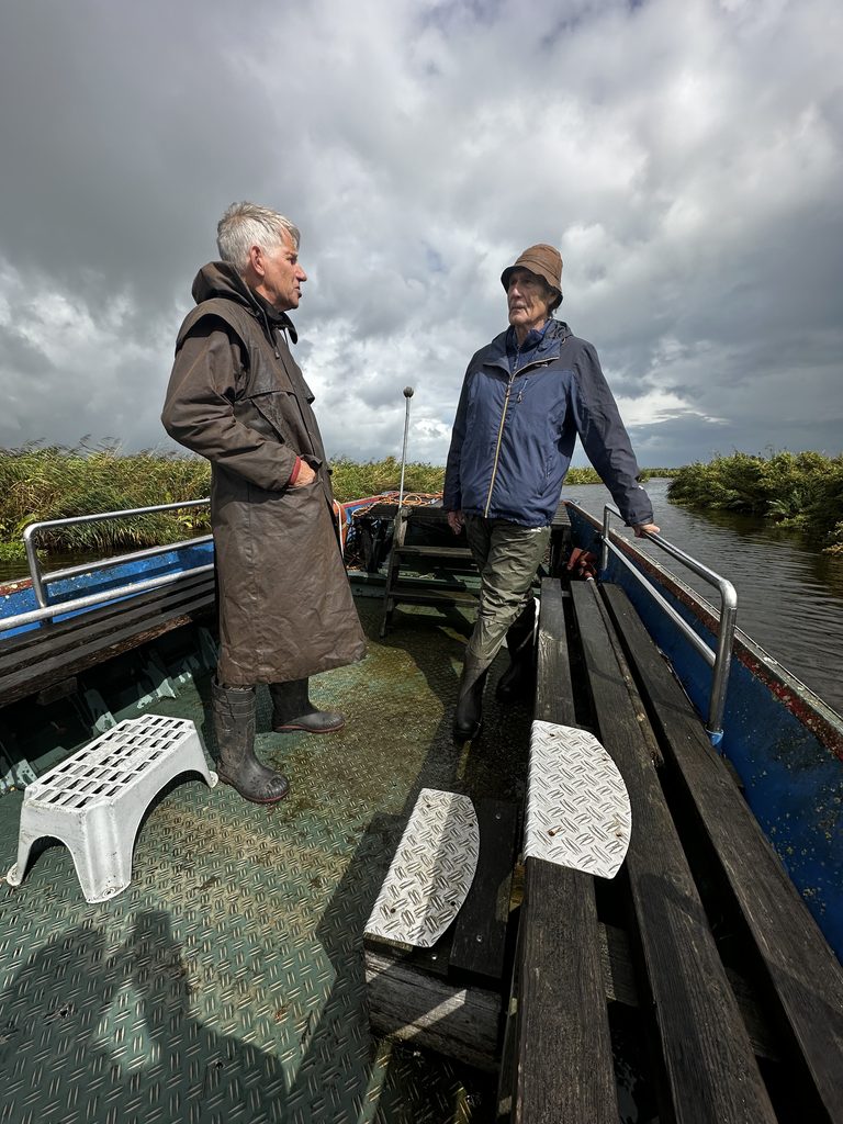 Beadamoss staff visiting wetlands near Amsterdam. A paludiculture and Sphagnum moss site.